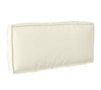 vidaXL Cuscino Rettangolare Chic Panna | Cuscino Confortevole Impermeabile con Texture Liscia per Soggiorno, Camera da Letto e conservatorio, Accessorio Tessile per la casa Moderno