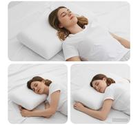 vidaXL Cuscino da Letto 60 x 40 x 13 cm Medio Schiuma Memory in Gel