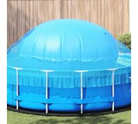 vidaXL Cuscino invernale per piscina Blu Ø 220 x 140 cm PVC