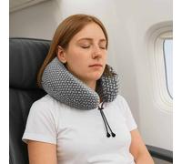 Cuscino da viaggio per il collo Grigio Schiuma Memory