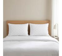 vidaXL Cuscino FULDA 2 pz 50 x 70 cm 100% piuma d’oca e piumino Bianco
