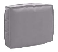 vidaXL Cuscino Grigio per Pallet con Schienale 50 x 40 x 12 cm in Tessuto Oxford. È rimovibile, morbido e comodo. Perfetto per decorare interni ed esterni, terrazzi e giardini. Stile moderno, rettang