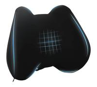 vidaXL Cuscino lombare Nero Schiuma Memory 40 x 32 x 13 cm