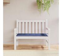 vidaXL Cuscino Panca da Giardino Blu Marino 120x50x4 cm Tessuto Oxford