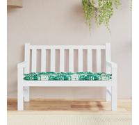 vidaXL Cuscino Panca Giardino a Foglie 120x50x7 cm in Tessuto Oxford