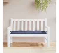vidaXL Cuscino Panca Giardino Blu Marino 120x50x7cm in Tessuto Oxford