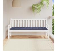 vidaXL Cuscino Panca Giardino Blu Marino 180x50x7 cm in Tessuto Oxford