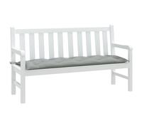 vidaXL Cuscino Panca Giardino Grigio Chiaro Mélange 150x50x7cm Tessuto
