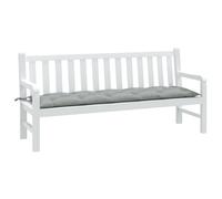 vidaXL Cuscino Panca Giardino Grigio Chiaro Mélange 180x50x7cm Tessuto