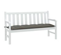 vidaXL Cuscino Panca Giardino Grigio Scuro Mélange 150x50x7 cm Tessuto