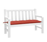 vidaXL Cuscino Panca Giardino Rosso Mélange 120x50x7cm Tessuto