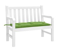 vidaXL Cuscino Panca Giardino Verde Mélange 100x50x7 cm Tessuto