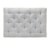 VIDAXL - Cuscino per Divano in Pallet Grigio 120x80x10 cm