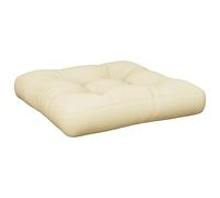vidaXL Cuscino per Divano Pallet Crema 60x60x12 cm