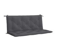 vidaXL Cuscini Panca Giardino 2pz Antracite 120x50x7 cm Tessuto Oxford