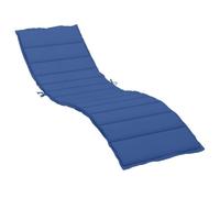 vidaXL Cuscino per Lettino Prendisole Elegante Resistente Arredi Tessili Esterni Sdraio Decorativo Blu Reale 200x50x3 cm in Tessuto Oxford