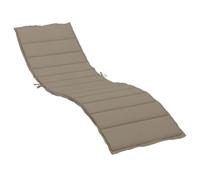 vidaXL Cuscino per Lettino Prendisole Elegante Resistente Arredi Tessili Esterni Sdraio Decorativo Talpa 200x50x3 cm in Tessuto Oxford