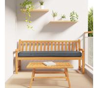 vidaXL Cuscino per pallet Antracite 180 x 40 x 8 cm Tessuto Oxford