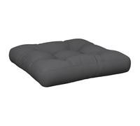 vidaXL Cuscino per Pallet Antracite 58x58x10 cm in Tessuto, cuscino, cuscino da sedia, cuscino da seduta, cuscino da esterno, cuscino da divano