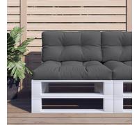 vidaXL Cuscino per Pallet Antracite 80x40x12 cm in Tessuto