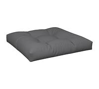 vidaXL Cuscino per Pallet Antracite 80x80x12 cm in Tessuto