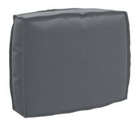 vidaXL Cuscino per pallet antracite per schienale, 50 x 40 x 12 cm, in tessuto Oxford. Rimovibile, morbido al tatto e comodo per interni. Perfetto per decorare giardini o terrazze con un tocco di com