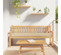 vidaXL Cuscino per pallet Beige 200 x 40 x 8 cm Tessuto Oxford