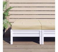 vidaXL Cuscino per Pallet Beige 60x60x8 cm in Tessuto Oxford
