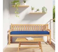 vidaXL Cuscino per pallet Blu Reale 200 x 40 x 8 cm Tessuto Oxford