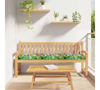vidaXL Cuscino per pallet Floreale Giungla Tropicale 200 x 40 x 8 cm