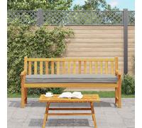 vidaXL Cuscino per pallet Grigio 200 x 40 x 8 cm Tessuto Oxford