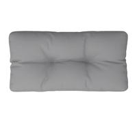 vidaXL Cuscino per Pallet Grigio 80x40x12 cm in Tessuto