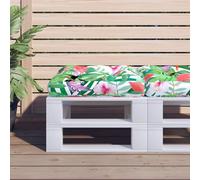 vidaXL Cuscino per Pallet Multicolore 50x50x12 cm in Tessuto