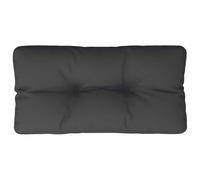 vidaXL Cuscino per Pallet Nero 80x40x12 cm in Tessuto