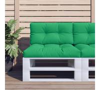 vidaXL Cuscino per Pallet Verde 70x40x12 cm in Tessuto