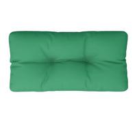 vidaXL Cuscino per Pallet Verde 80x40x12 cm in Tessuto