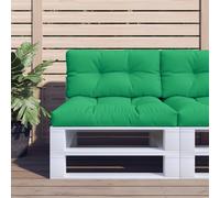 vidaXL Cuscino per Pallet Verde 80x40x12 cm in Tessuto