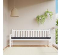 vidaXL Cuscino per Panca Antracite 200x50x7 cm in Tessuto Oxford