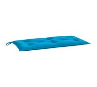 vidaXL Cuscino per Panca Azzurro 100x50x7 cm in Tessuto Oxford, Cuscino, Cuscino per Panca, Cuscino per Sedile, Cuscino per Esterni
