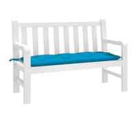 vidaXL Cuscino per Panca Azzurro 120x50x7 cm in Tessuto Oxford, Cuscino, Cuscino per Panca, Cuscino per Sedile, Cuscino per Esterni