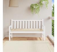 vidaXL Cuscino per Panca Beige 150x50x7 cm in Tessuto Oxford