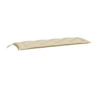 vidaXL Cuscino per Panca Beige 150x50x7 cm in Tessuto Oxford