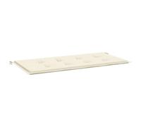 vidaXL Cuscino per Panca da Giardino Crema 100x50x3 cm Panchina Sedia Esterno in Tessuto Oxford
