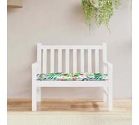 vidaXL Cuscino per Panca da Giardino Multicolore 110x50x7cm in Tessuto