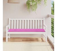 vidaXL Cuscino per Panca da Giardino Rosa 150x50x4cm in Tessuto Oxford