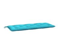 vidaXL Cuscino per Panca da Giardino Turchese 120x50x7 cm in Tessuto