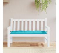 vidaXL Cuscino per Panca da Giardino Turchese 120x50x7 cm in Tessuto