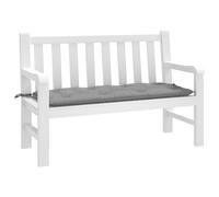 vidaXL Cuscino per Panca Grigio 120x50x7 cm in Tessuto Oxford