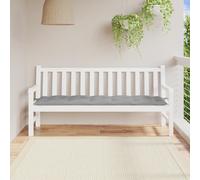 vidaXL Cuscino per Panca Grigio 180x50x7 cm in Tessuto Oxford