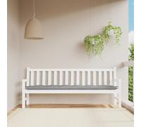 vidaXL Cuscino per Panca Grigio 200x50x7 cm in Tessuto Oxford